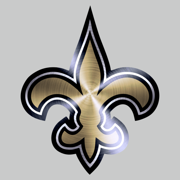 New Orleans Saints Stainless steel logo vinyl decal